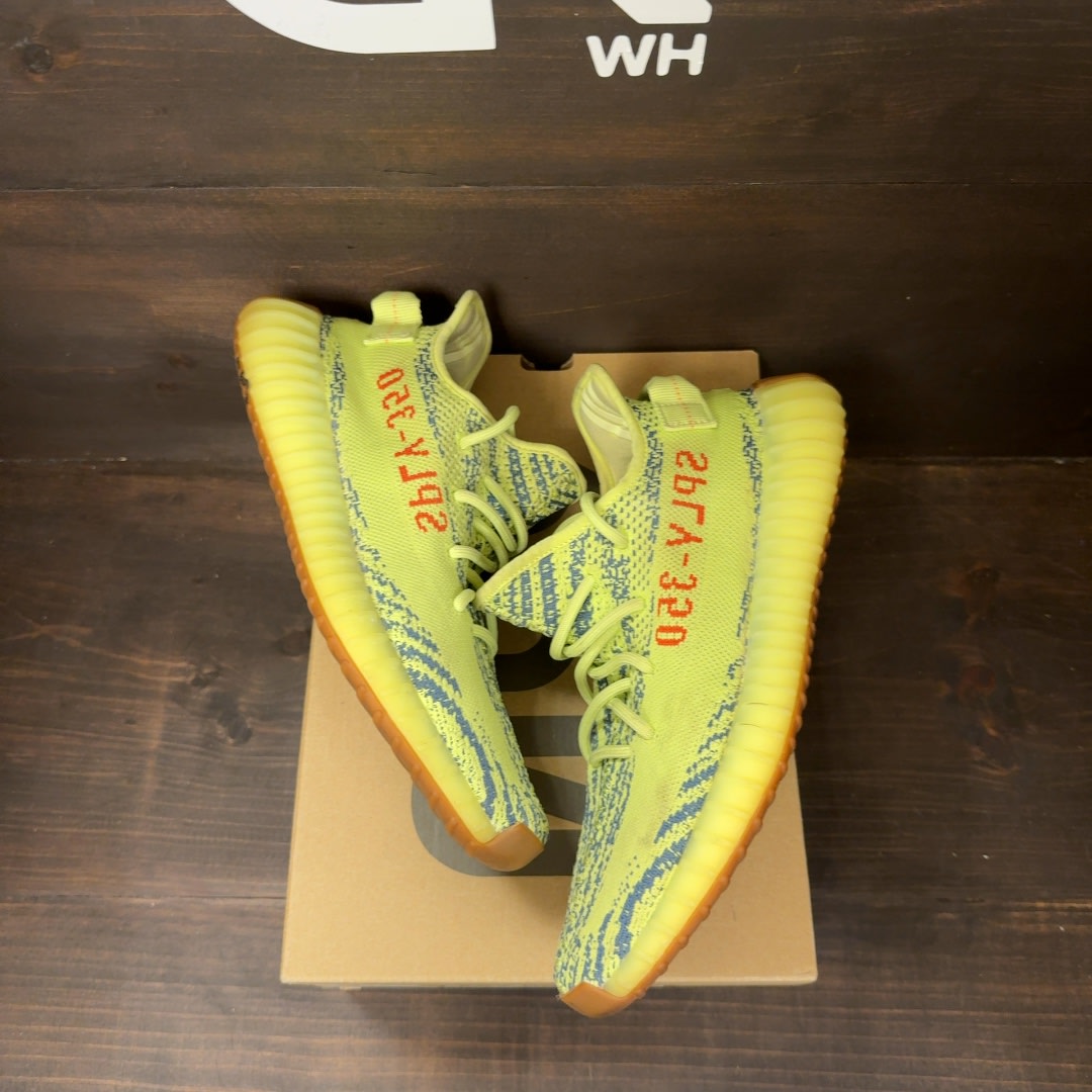adidas Yeezy Boost 350 V2 Semi Frozen Yellow - Image 2
