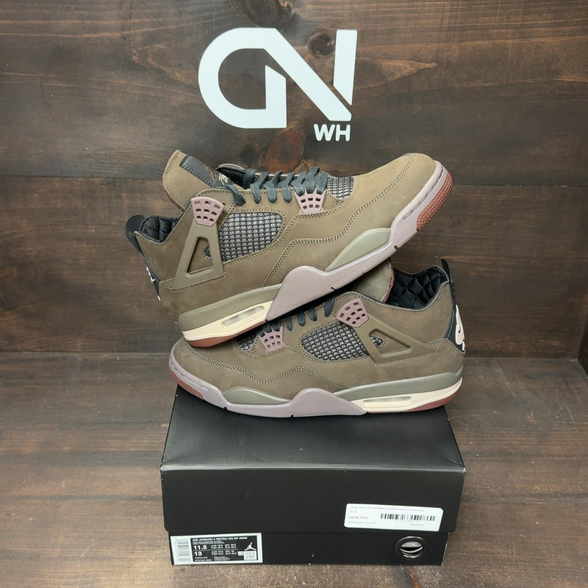 Jordan 4 Retro SP A Ma Maniére Dark Mocha - Image 1