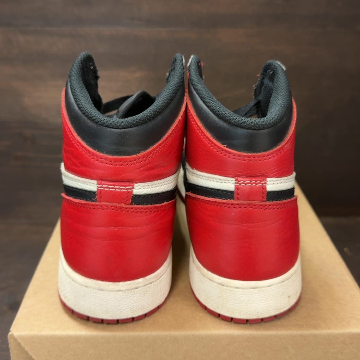 Jordan 1 Retro High Bred Toe (GS) Size 7Y (Pre-Owned) - aux