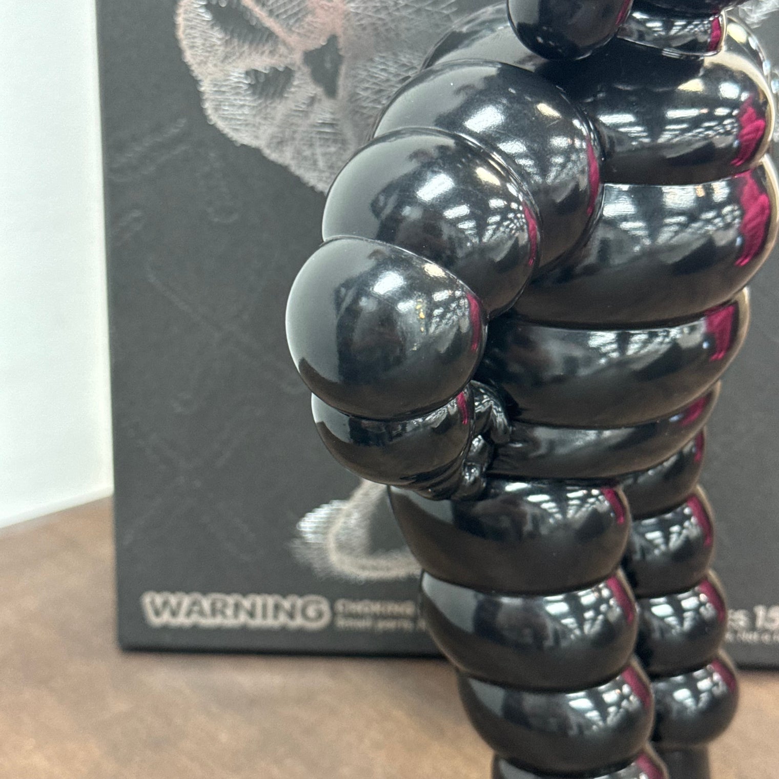 Kaws Chum Open Edition Vinyl Figure Black (Displayed)