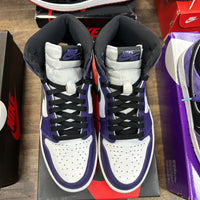 Court Purple White Jordan 1 High (USED)