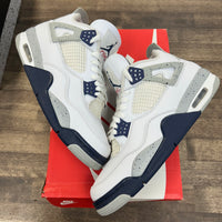 Midnight Navy Jordan 4 Retro (USED, Replacement Box)