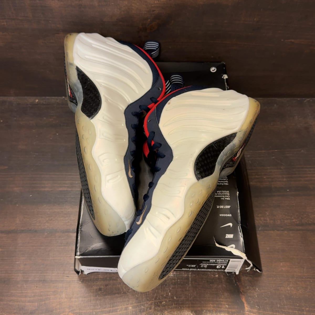 Nike Air Foamposite One Olympic Size 13 (Pre-Owned) - back
