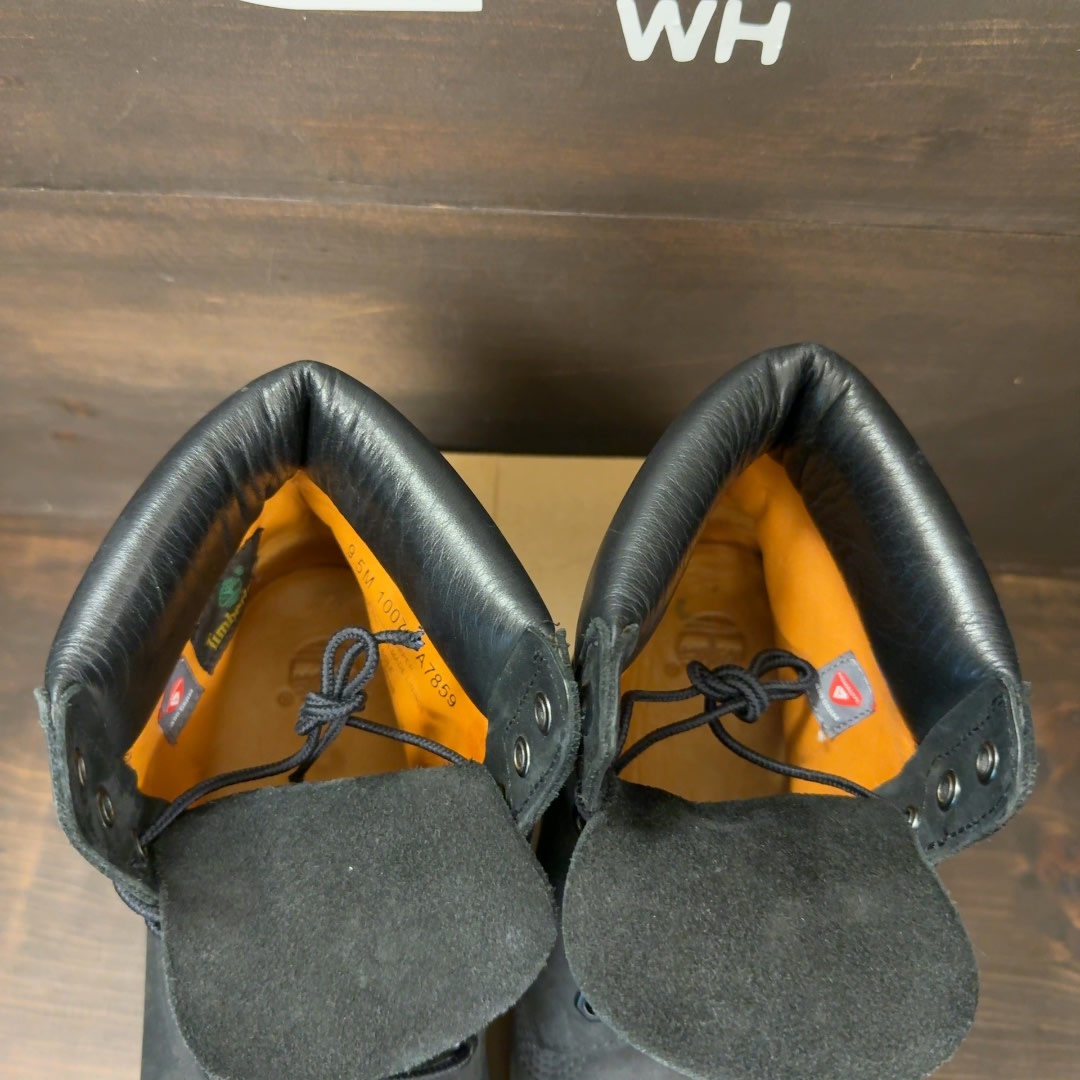 Timberland 6" Boot Black Nubuck Premium Size 9.5 (Pre-Owned) - Image 3