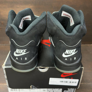 Jordan 5 Retro OG Black Metallic Reimagined (GS) Size 7Y (Pre-Owned) - aux