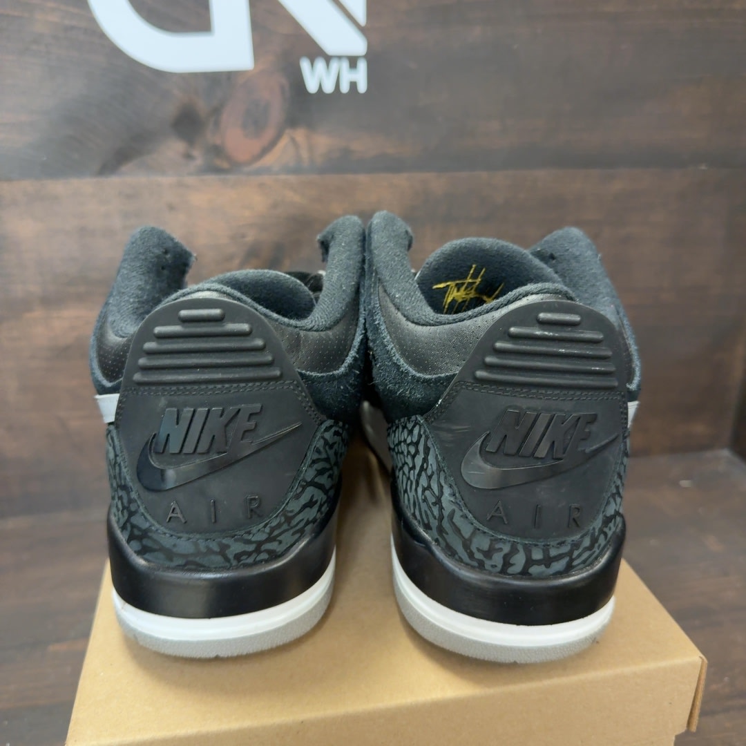 Jordan 3 Retro Tinker Black Cement Gold Size 10 (Pre-Owned) - Image 5
