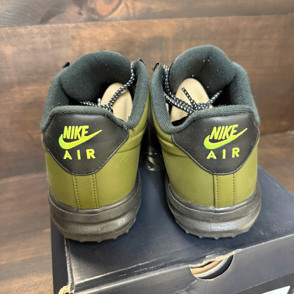 Nike Lunar Force 1 Duckboot Low Olive Canvas - Image 3