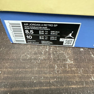 Jordan 4 Retro SP 30th Anniversary Union Taupe Haze Size 8.5 (Pre-Owned) - aux