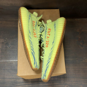 adidas Yeezy Boost 350 V2 Semi Frozen Yellow Size 10 (Pre-Owned) - back