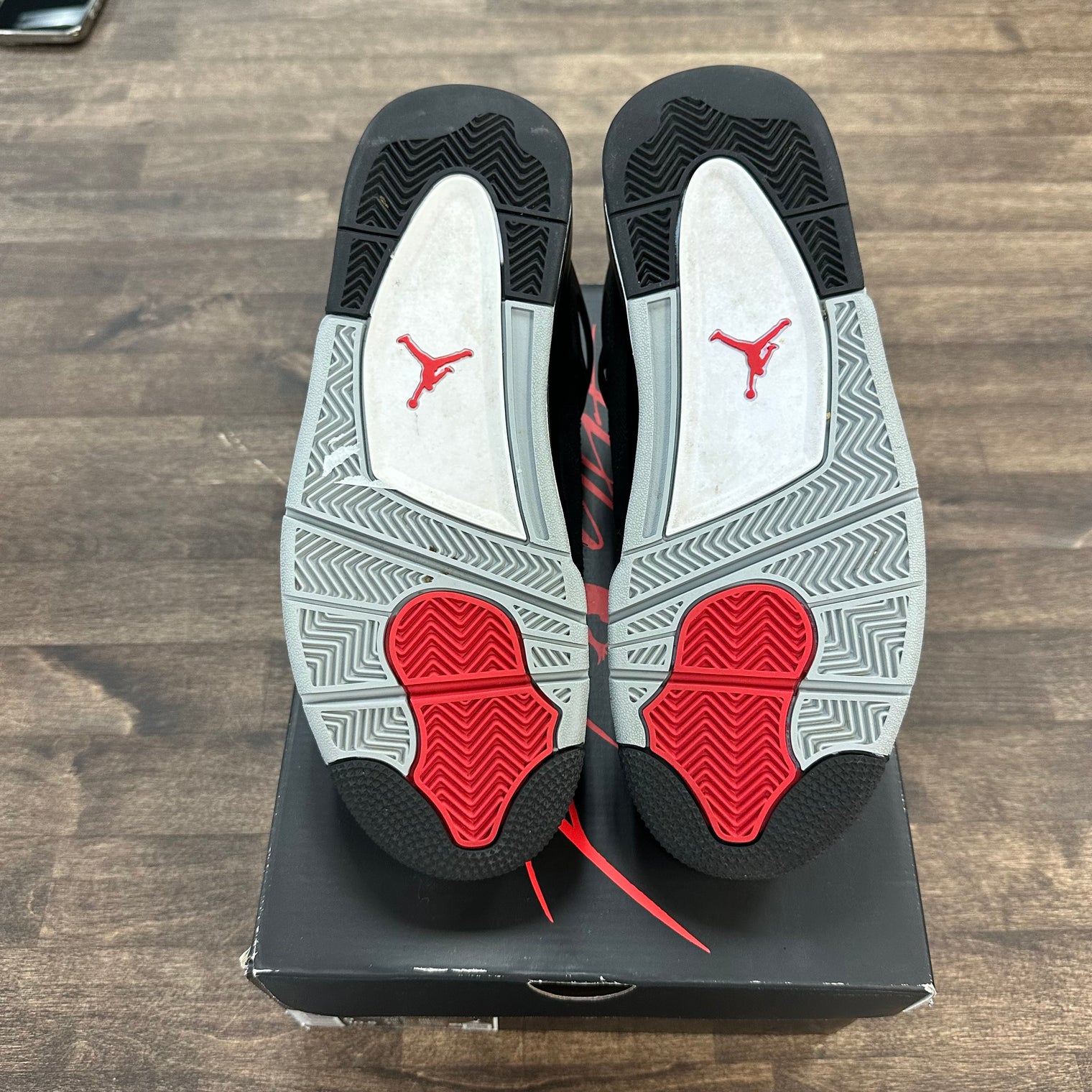 Black Canvas Jordan 4 (USED)