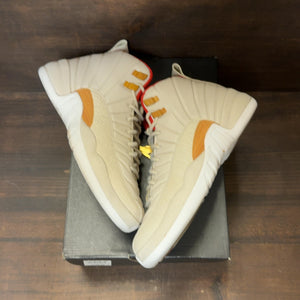 Jordan 12 Retro Chinese New Year Light Orewood Brown (GS) Size 6.5Y (Pre-Owned)