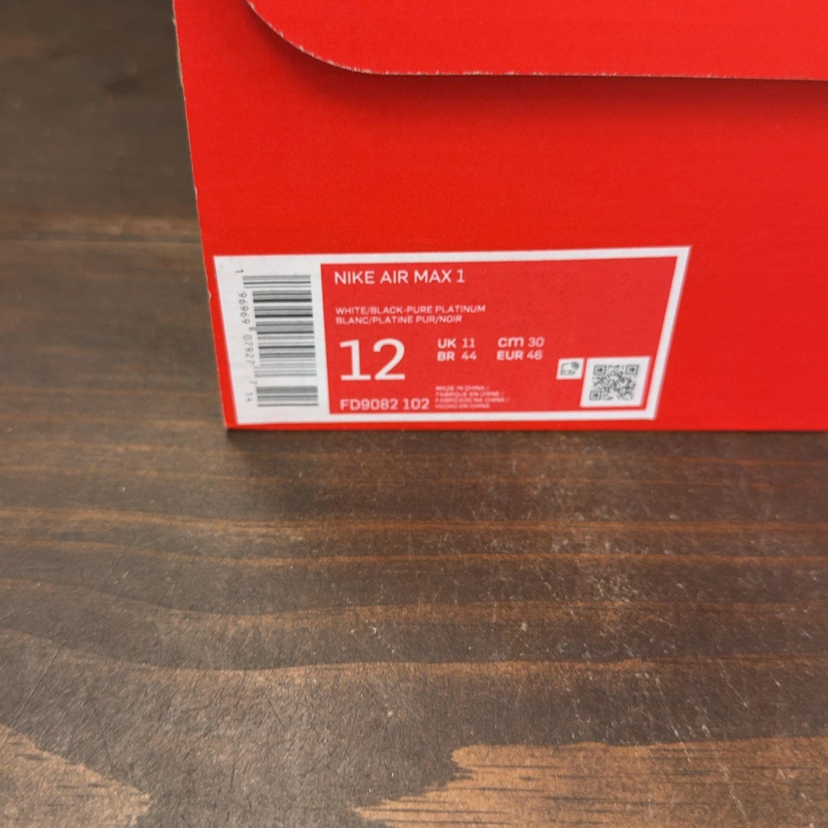 Nike Air Max 1 White Black Medium Olive - Image 8