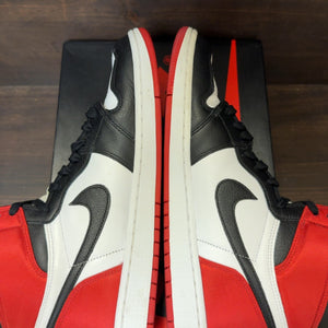 Jordan 1 Retro High Satin Black Toe (Women's) Size 12W (Pre-Owned) - Image 7