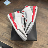 Jordan 3 Retro Fire Red (2022) Size 9 (Pre-Owned) - Image 1