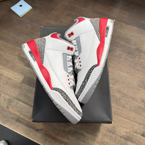 Jordan 3 Retro Fire Red (2022) Size 9 (Pre-Owned) - Image 1