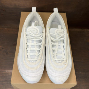 Nike Air Max 97 White Metallic Silver (GS) Size 6.5Y (Pre-Owned) - tag
