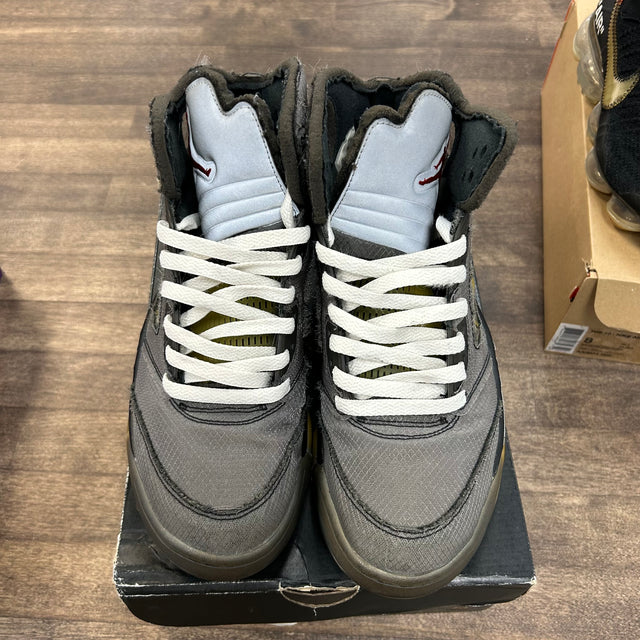 Off-White Muslin Jordan 5 Retro (USED, Replacement Box)