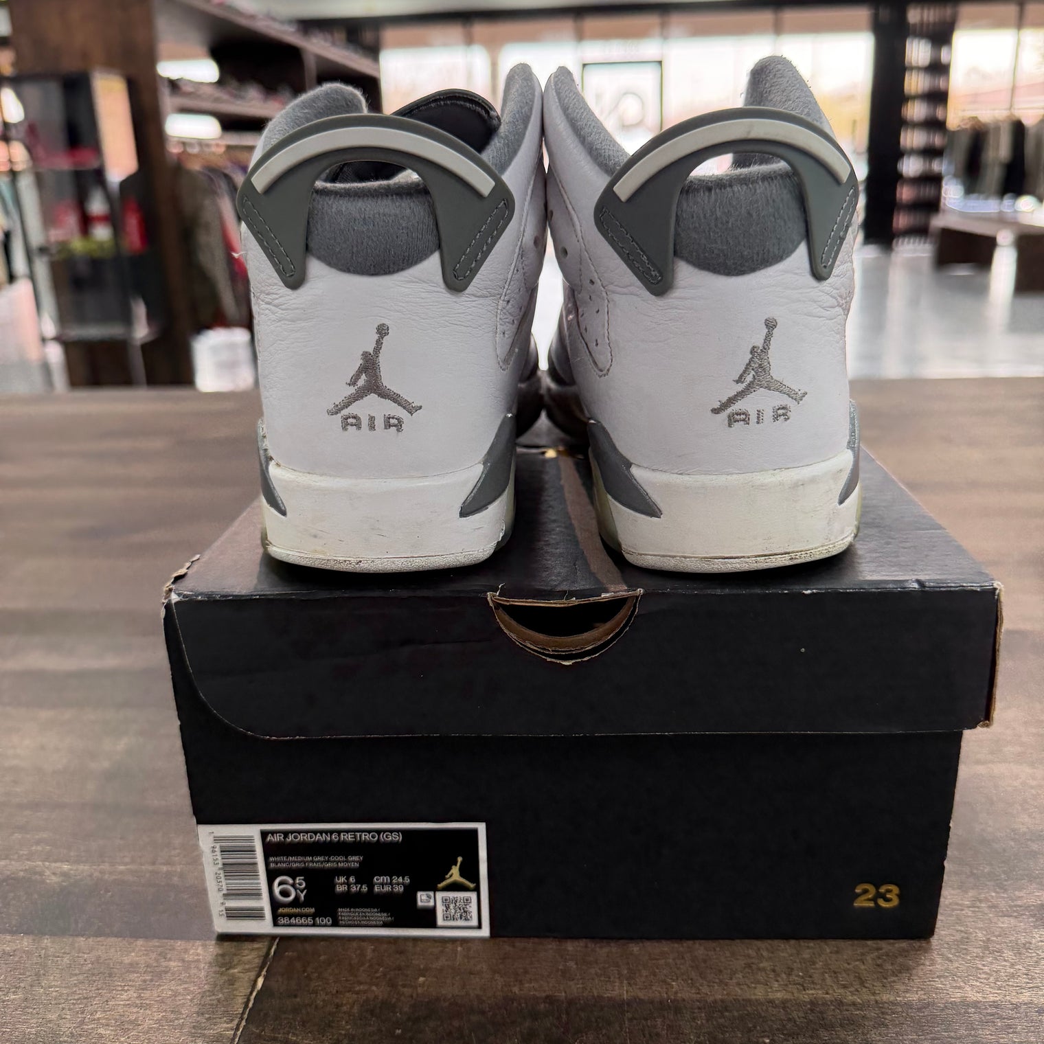 Cool Grey Jordan 6 Retro (GS) (USED)