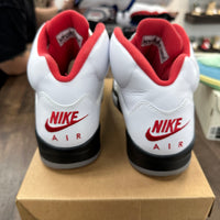Fire Red Jordan 5 (USED,No Box)