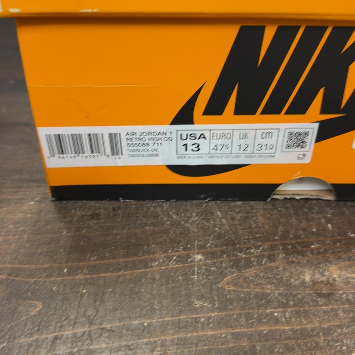Jordan 1 Retro High OG Taxi - Image 8
