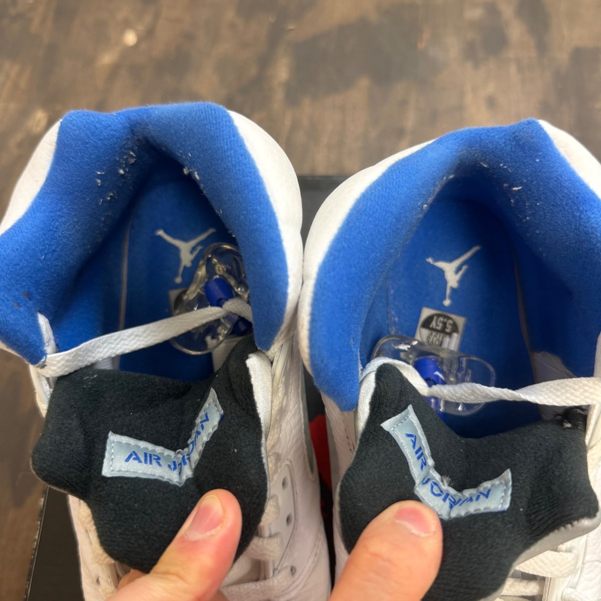 Jordan 5 Retro White Stealth (2021) (GS) - Image 6