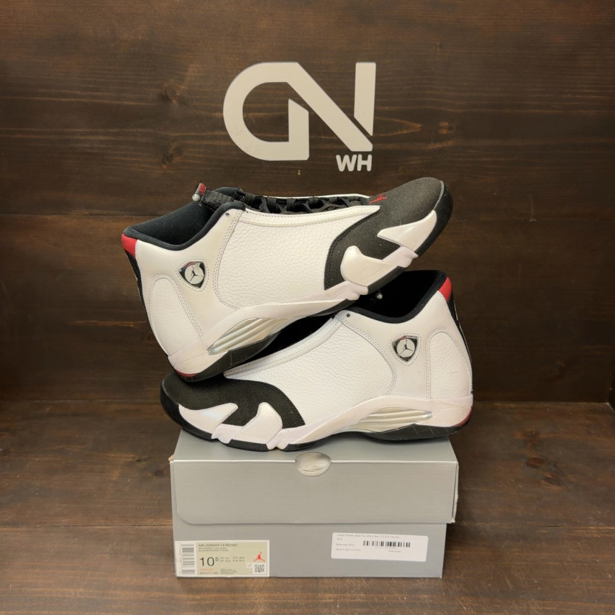 Jordan 14 Retro Black Toe (2024) - Image 1