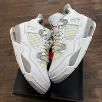 White Oreo Jordan 4 (GS) (USED)