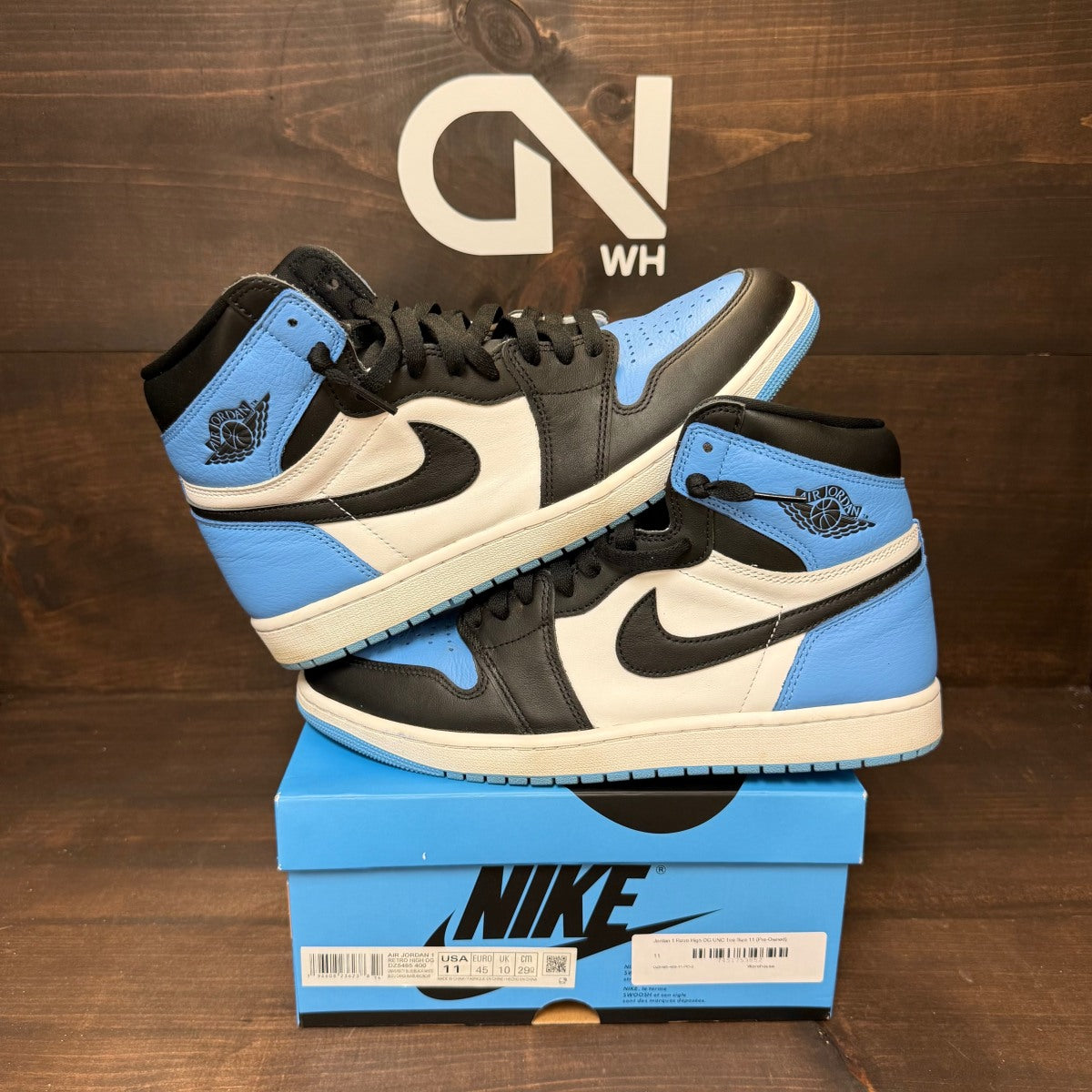 Jordan 1 Retro High OG UNC Toe - Image 1
