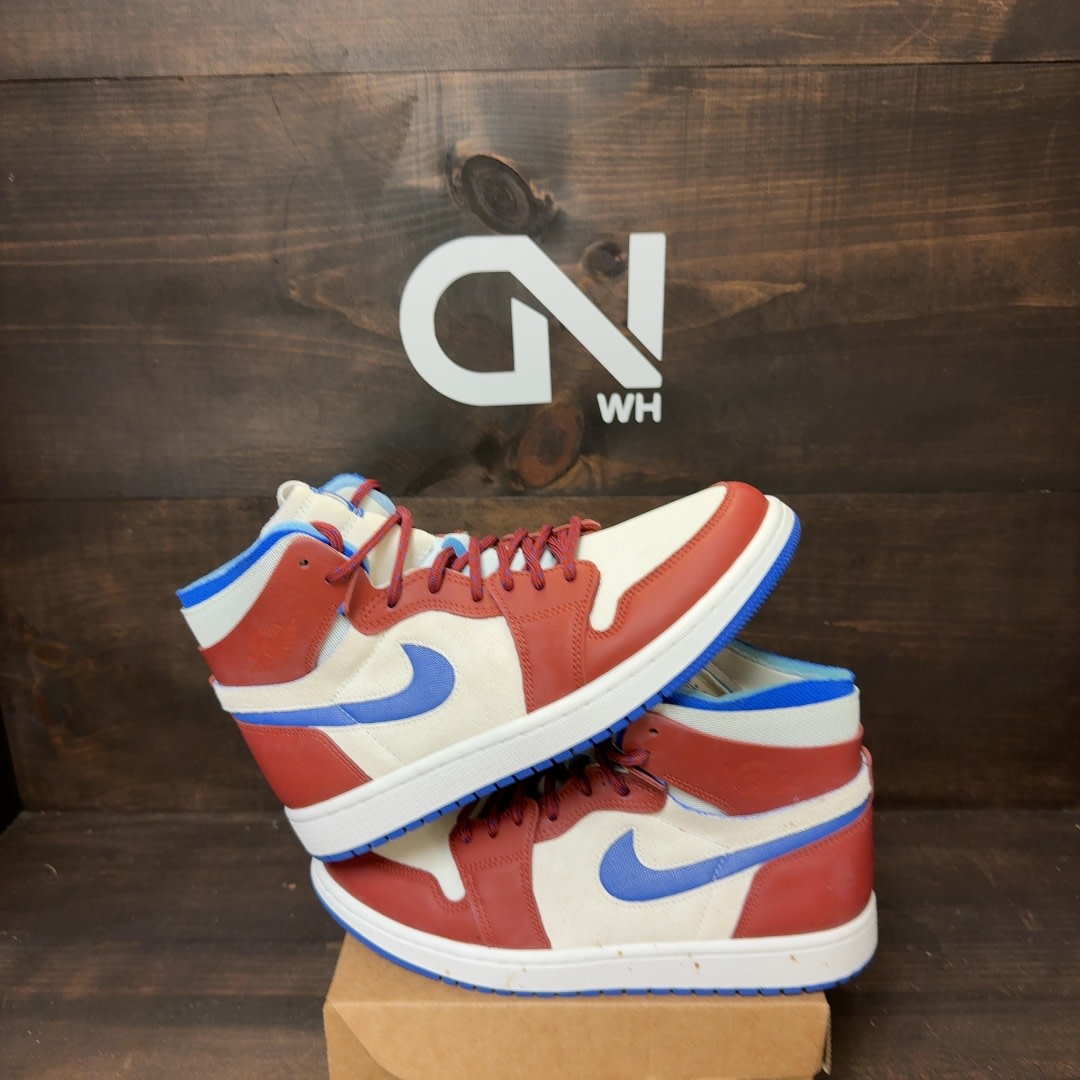 Jordan 1 High Zoom Air CMFT Team Red (Women's) Size 9W (Pre-Owned) - Image 1
