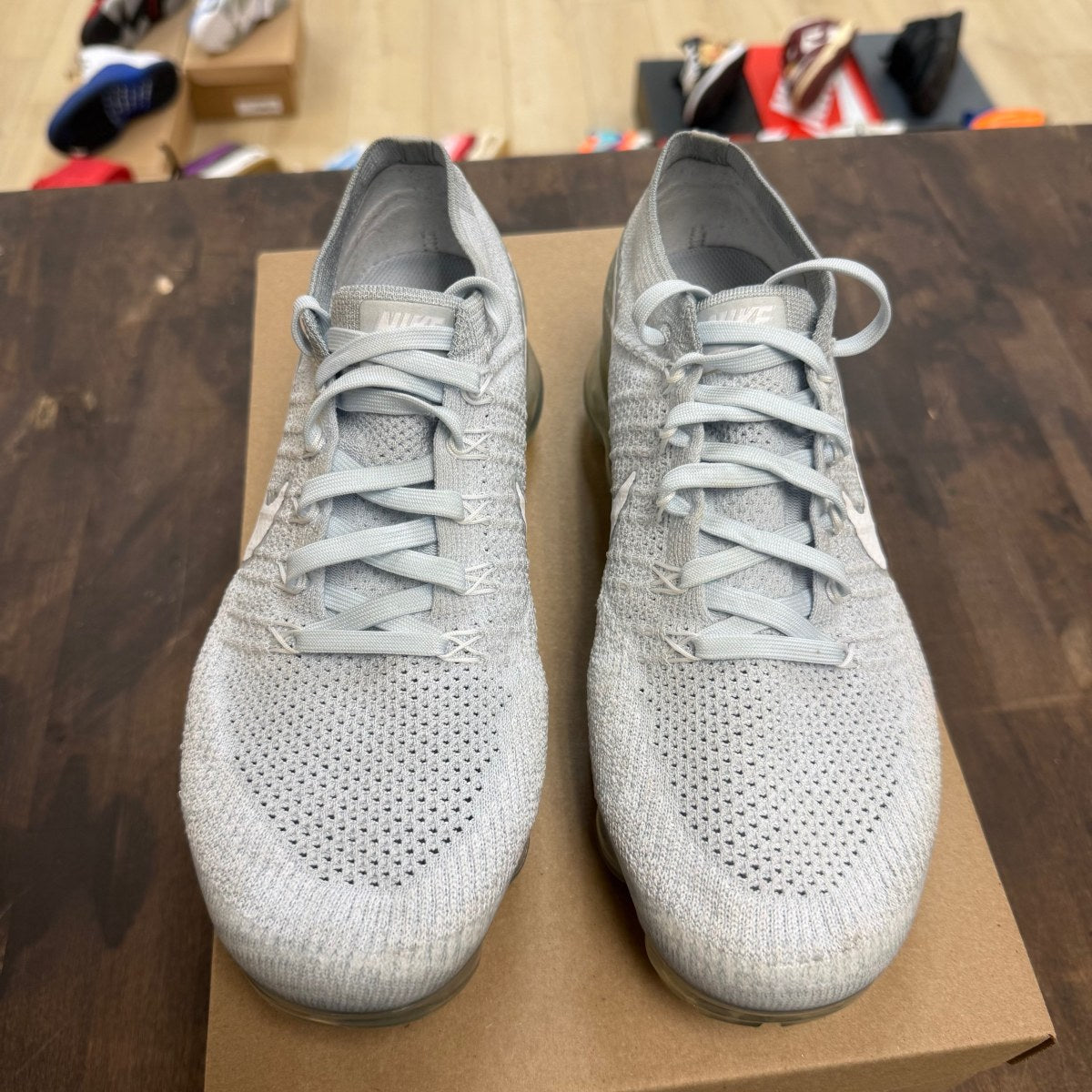 Nike Air VaporMax Pure Platinum (Women's) Size 10W (Pre-Owned) - Image 2