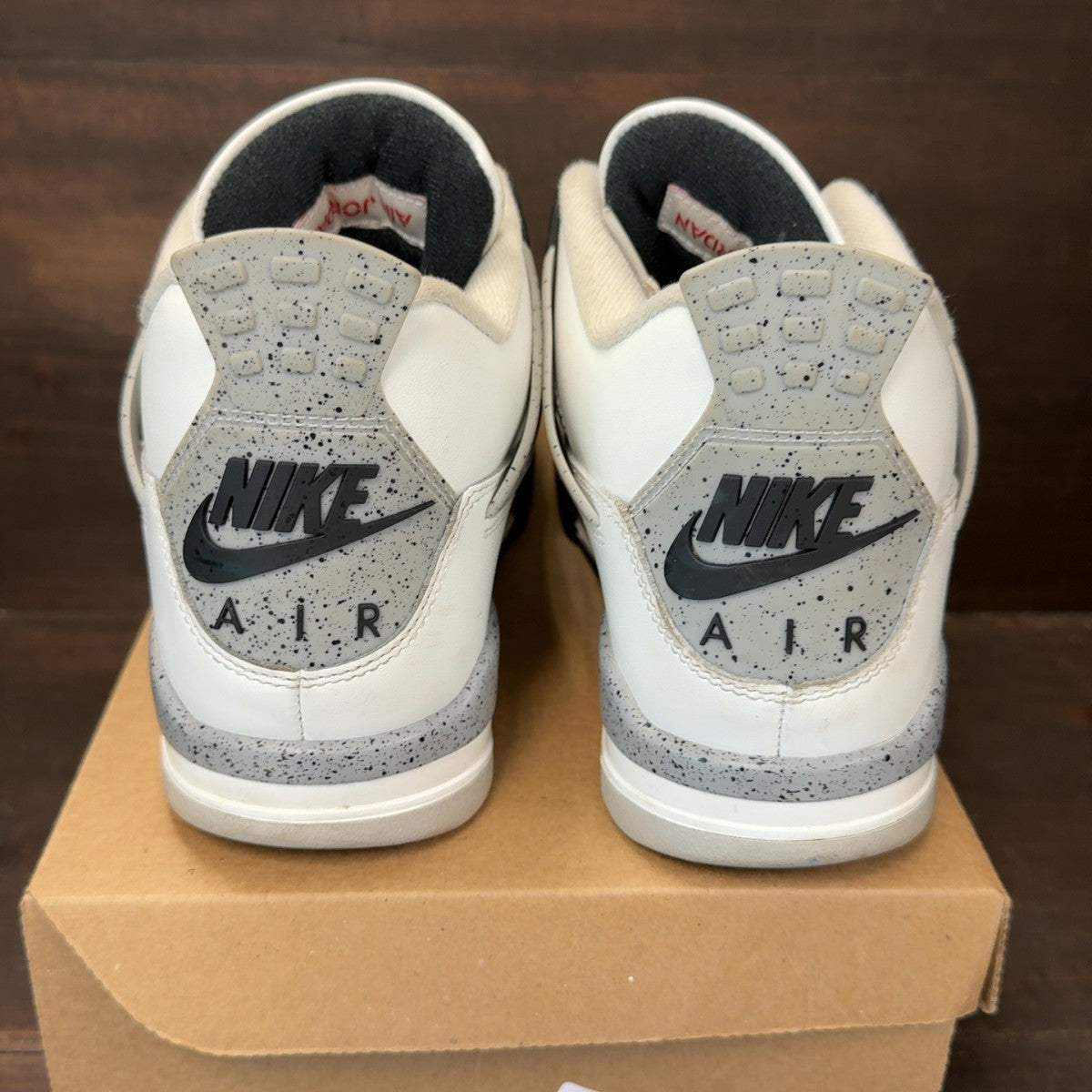 Jordan 4 Retro White Cement (2025) Size 10 (Pre-Owned) - Image 5