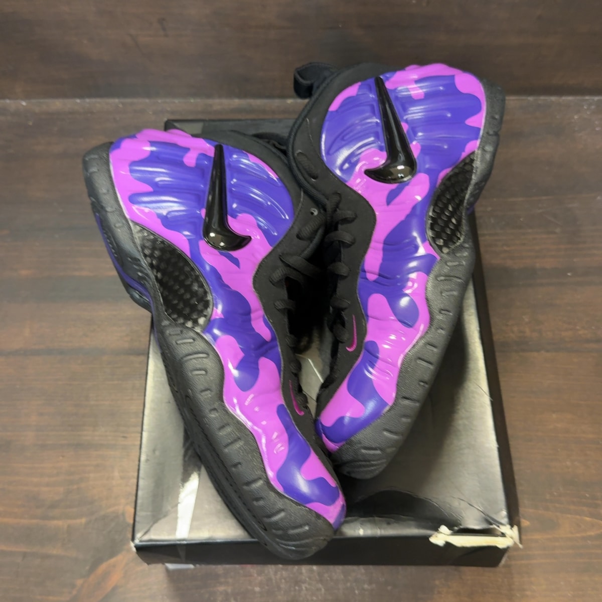 Nike Air Foamposite Pro Purple Camo - Image 2