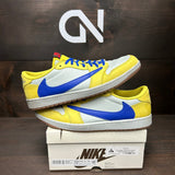 Jordan 1 Retro Low OG SP Travis Scott Canary (Women's) - Image 1
