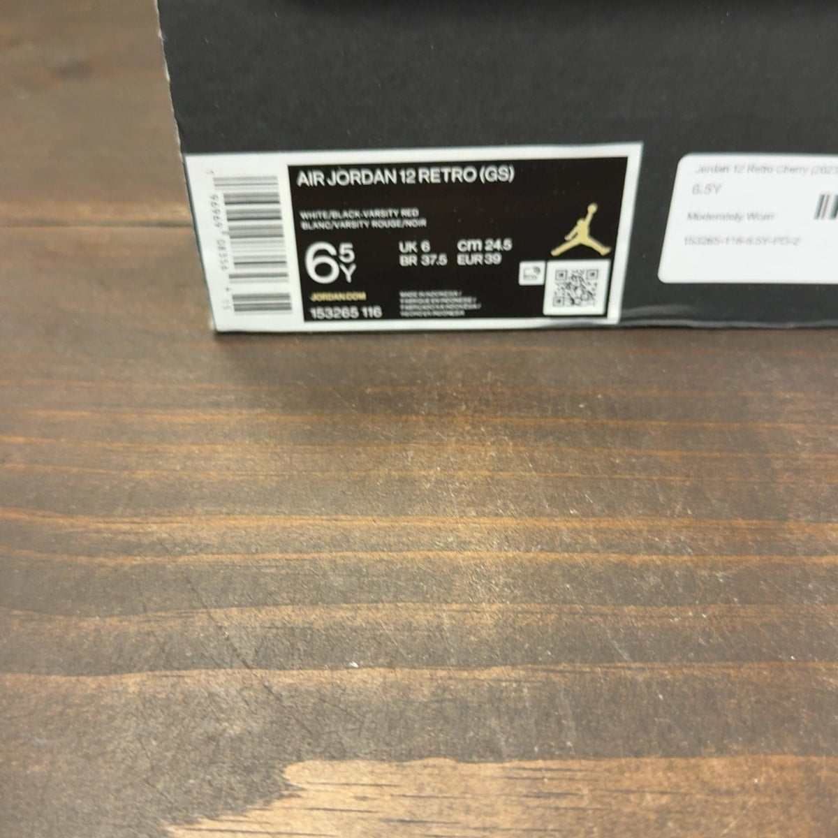 Jordan 12 Retro Cherry (2023) (GS) - Image 8