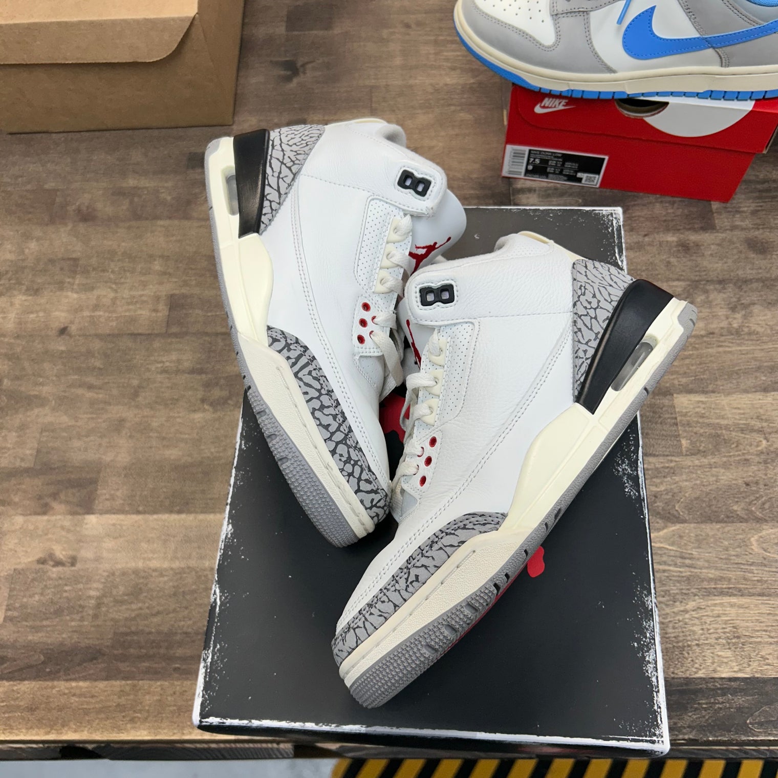 Jordan 3 Retro White Cement Reimagined (US 7.5) (USED)