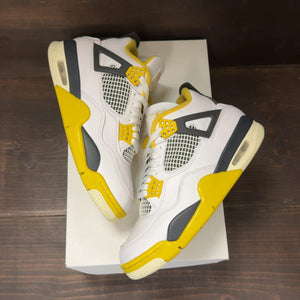 Jordan 4 Retro Vivid Sulfur (Women's) Size 9W (Pre-Owned) - back