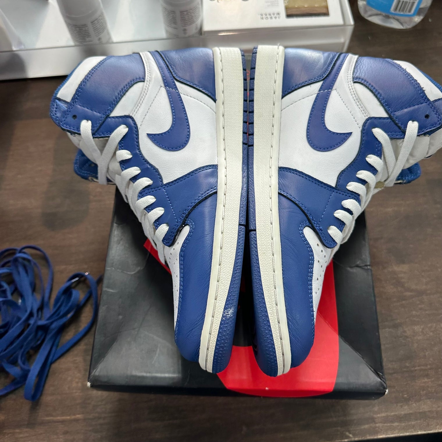 Storm Blue Jordan 1 High (USED)