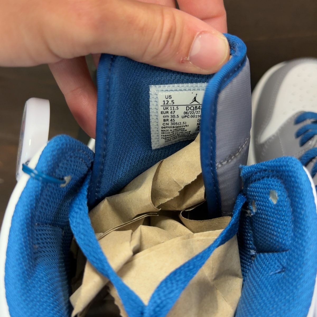 Jordan 1 Mid True Blue - Image 7