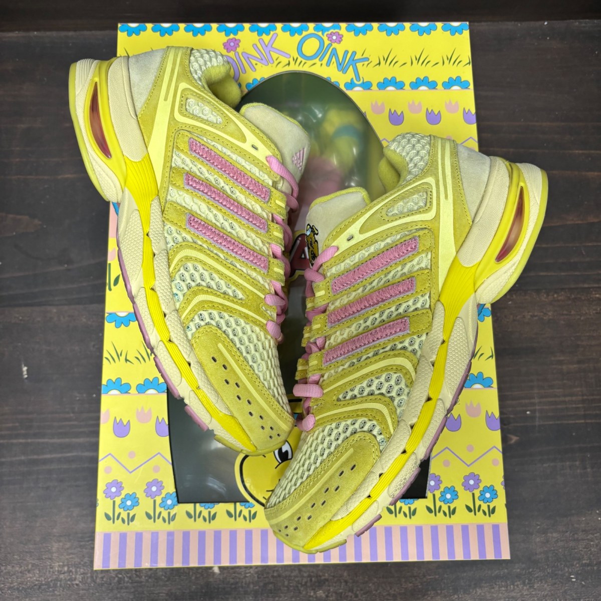 adidas Adistar Control 5 Unheardof Pork Chop Piggy Runner 2.0 Cheeseburger Size 8.5 (Pre-Owned) - Image 2