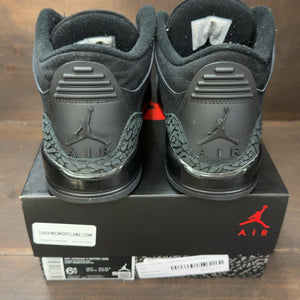 Jordan 3 Retro Black Cat (2025) (GS) Size 6.5Y (Pre-Owned) - aux