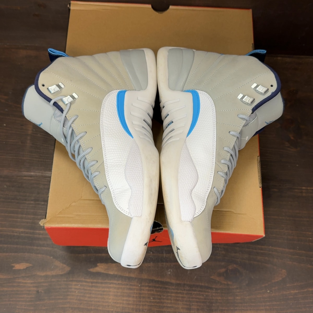 Jordan 12 Retro Grey University Blue - Image 4
