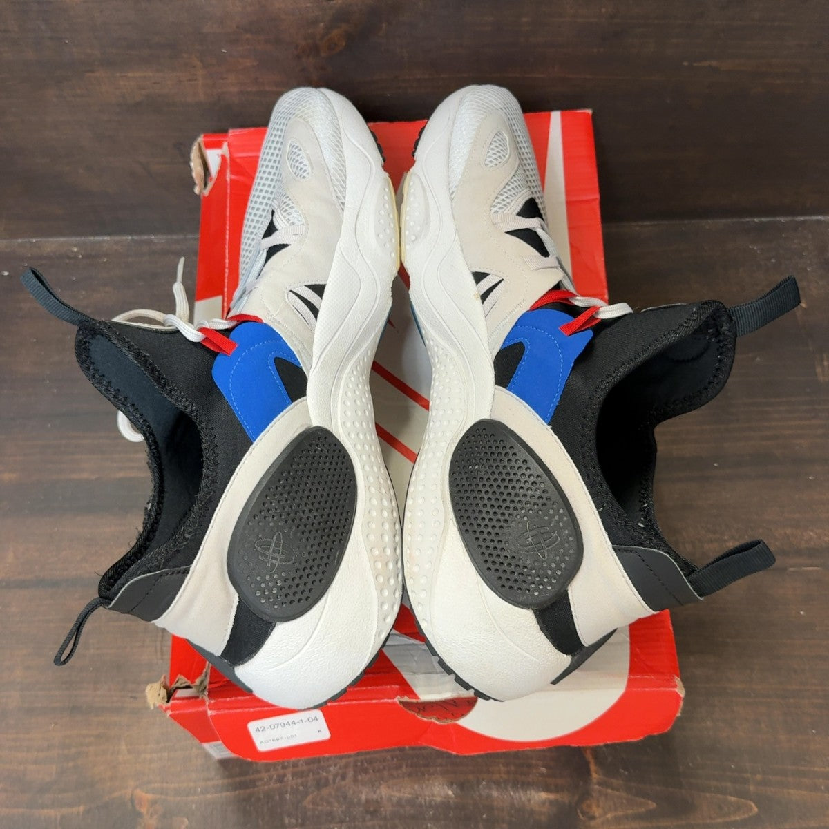 Nike Huarache Edge Txt Black Game Royal University Red Size 14 (Pre-Owned) - Image 6