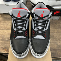 Black Cement Jordan 3 Retro (2018) (USED, No Box)