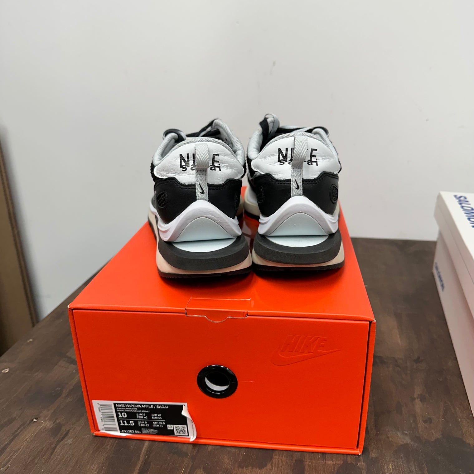 Sacai Black White Nike Vaporwaffle (USED)