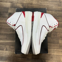 Jordan 2 Retro White Red (2014) (US 8.5) (USED)