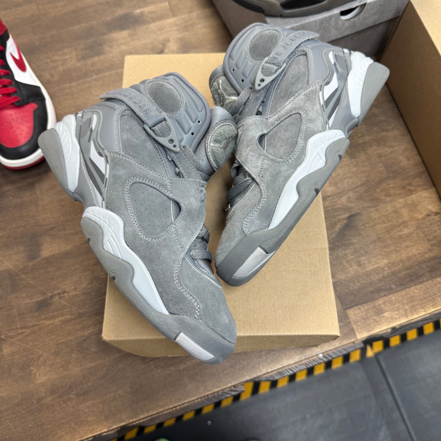Cool Grey Jordan 8 Retro (USED, No Box)