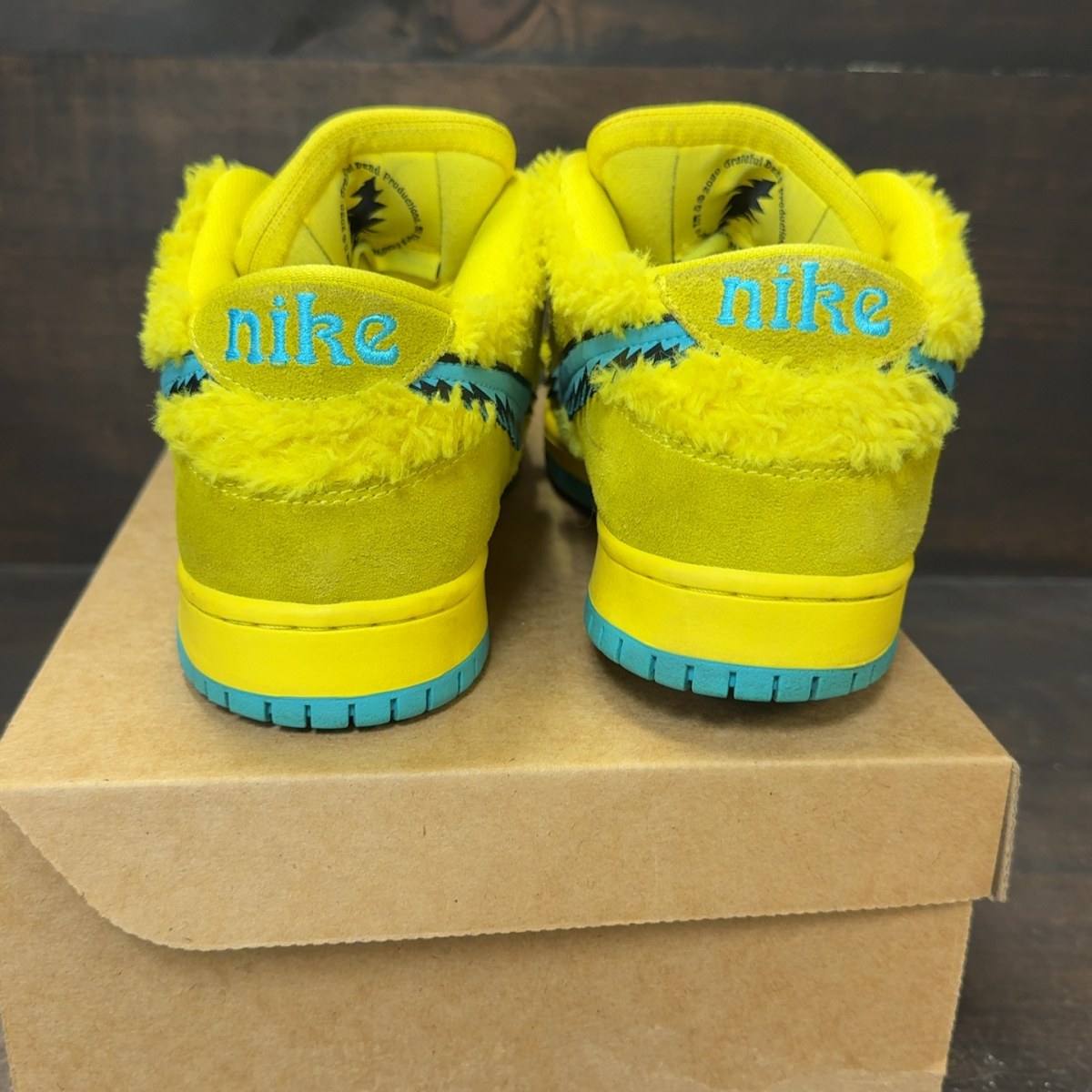 Nike SB Dunk Low Grateful Dead Bears Opti Yellow Size 10 (Pre-Owned) - Image 5