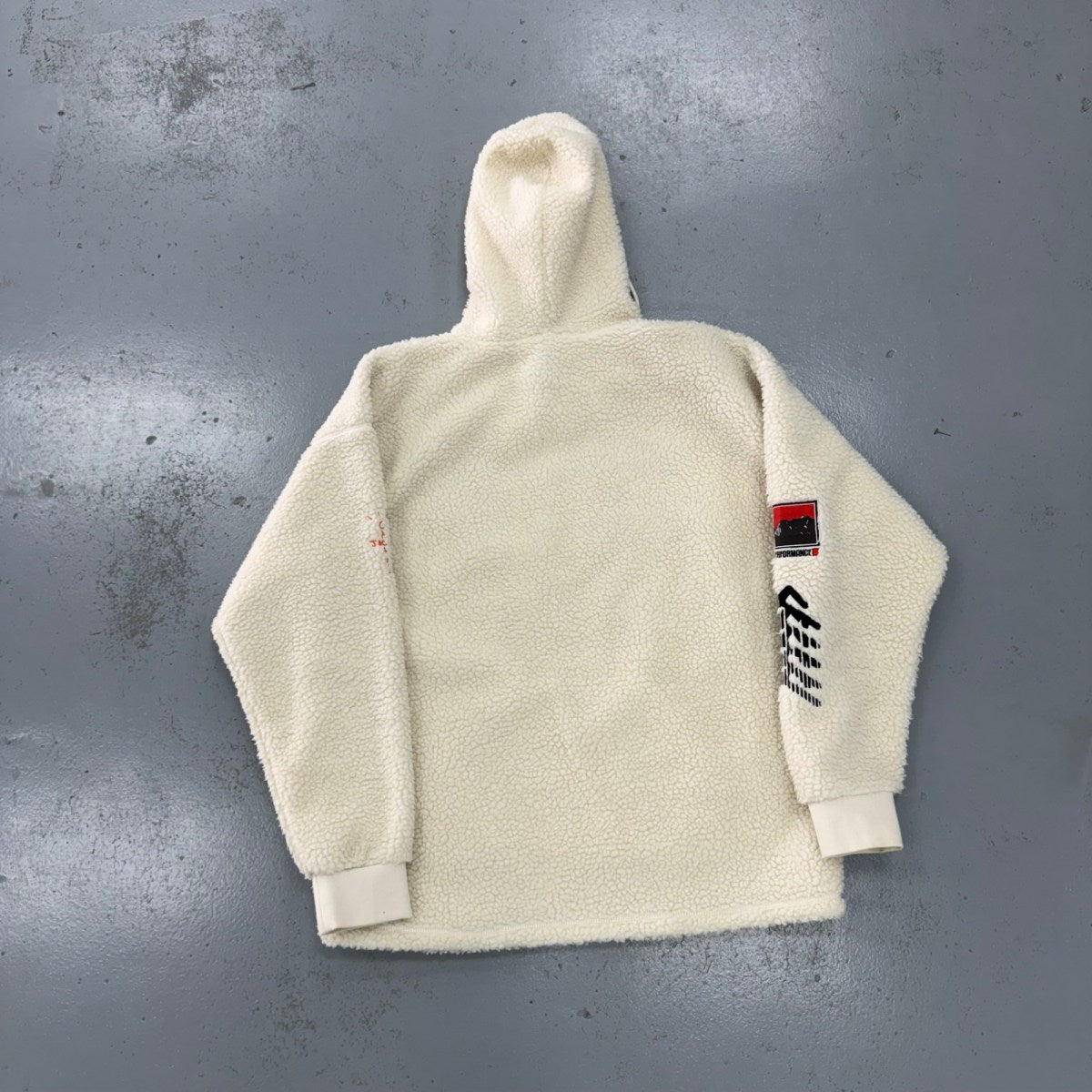 Travis Scott Cactus Trails Half-Zip Sherpa Hoodie Natural Size L (Pre-Owned) - Image 2