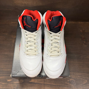 Jordan 5 Retro Fire Red Black Tongue (2025) - Image 3