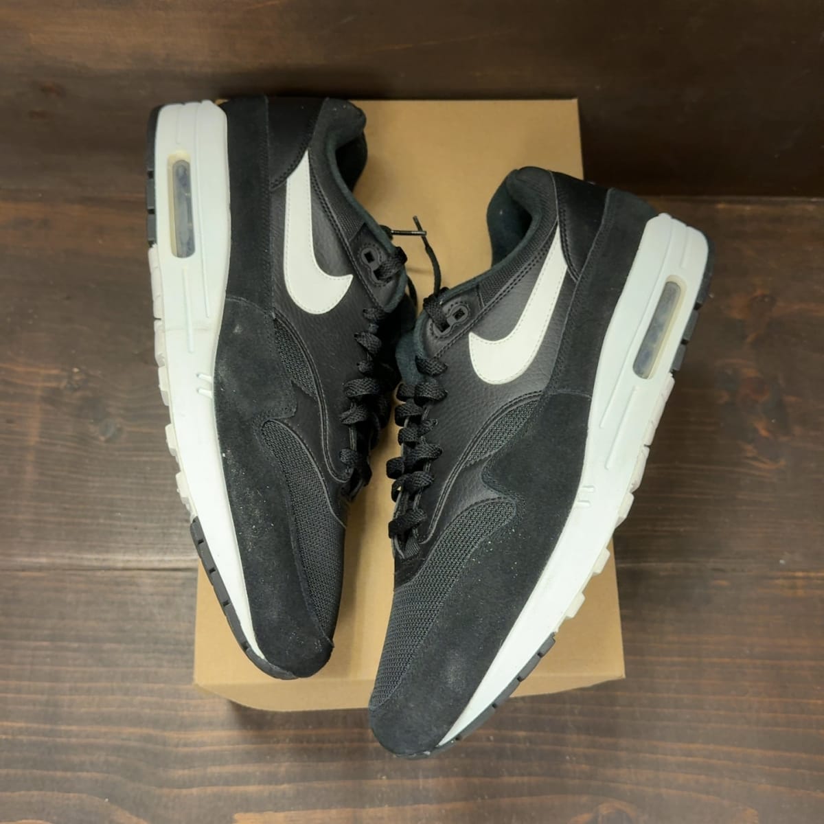 Nike Air Max 1 Black White (2019) Size 13 (Pre-Owned) - back